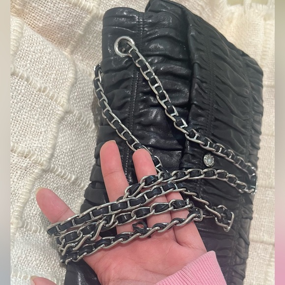 Authentic PRADA Gaufre leather Double Chain bag - Picture 14 of 16